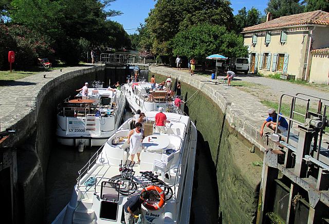 2013 ACBB Aviron Rando Canal du Midi 0435 Ecluse
