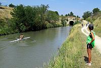2013 ACBB Aviron Rando Canal du Midi 0756 Skiff Tunel de 140 m